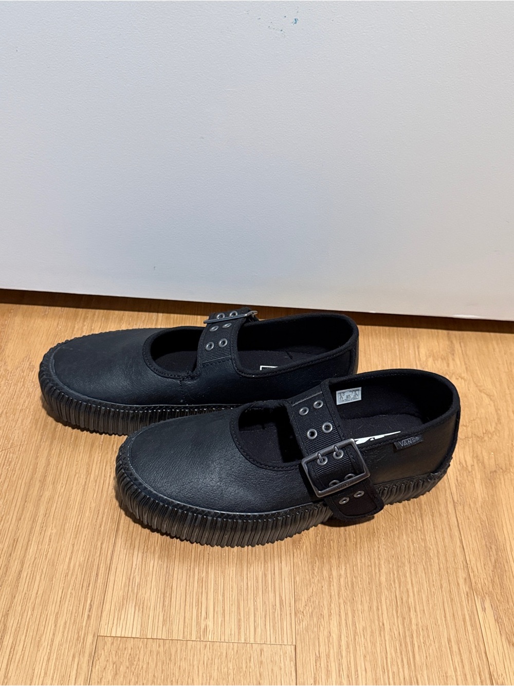 Vans Black Platform Mary Janes Creepers - Picture 3 of 4